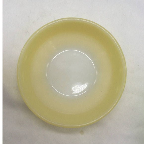 VINTAGE FEDERAL GLASS BOWL YELLOW 5" - Picture 3 of 5